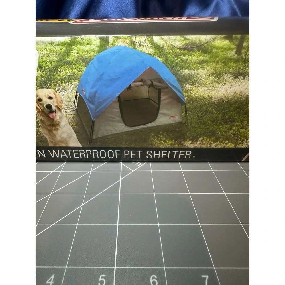 Coleman Dog Tent Doggy Den Waterproof Pet Shelter In Box - Used 1x